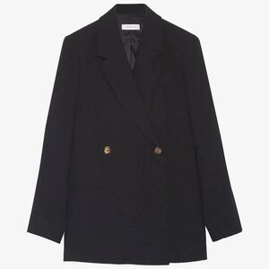 KAIA BLAZER (BLACK) - SIZE LARGE - ANINE BING